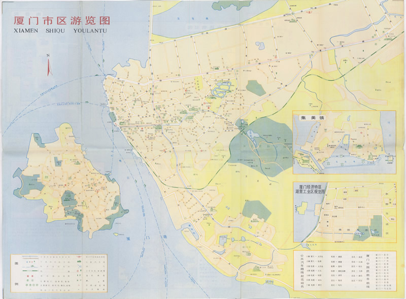 1986年《厦门市游览图》插图1