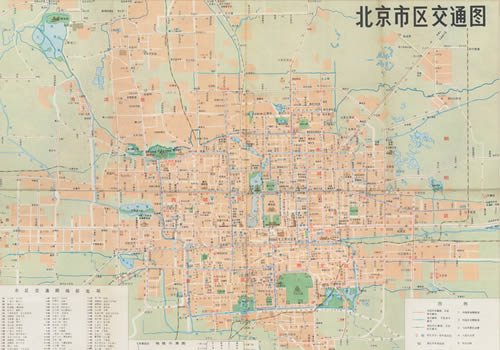 1985年《北京市交通图》