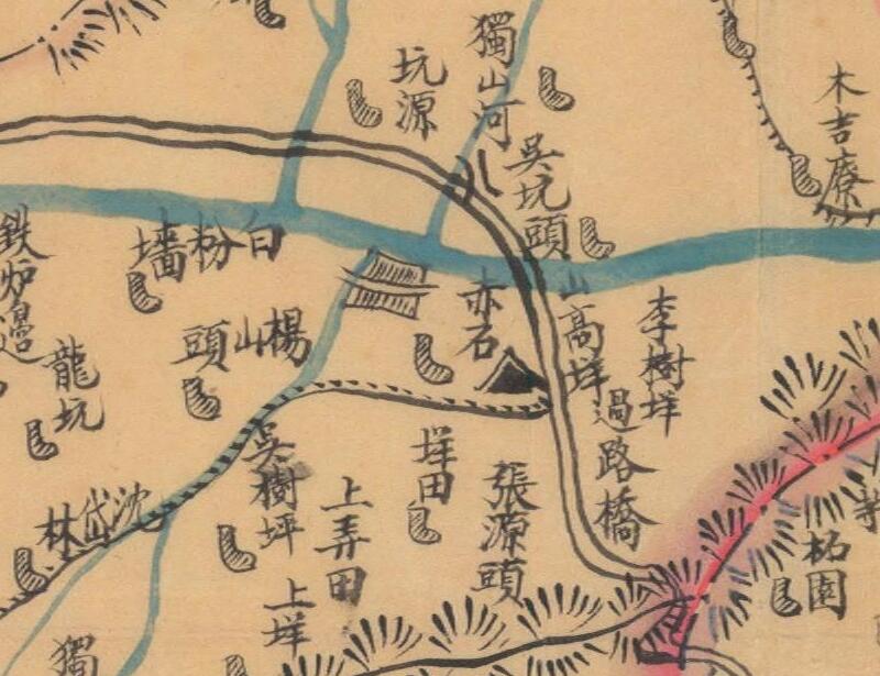 1941年《浙江省云和县乡镇区域详图》插图1