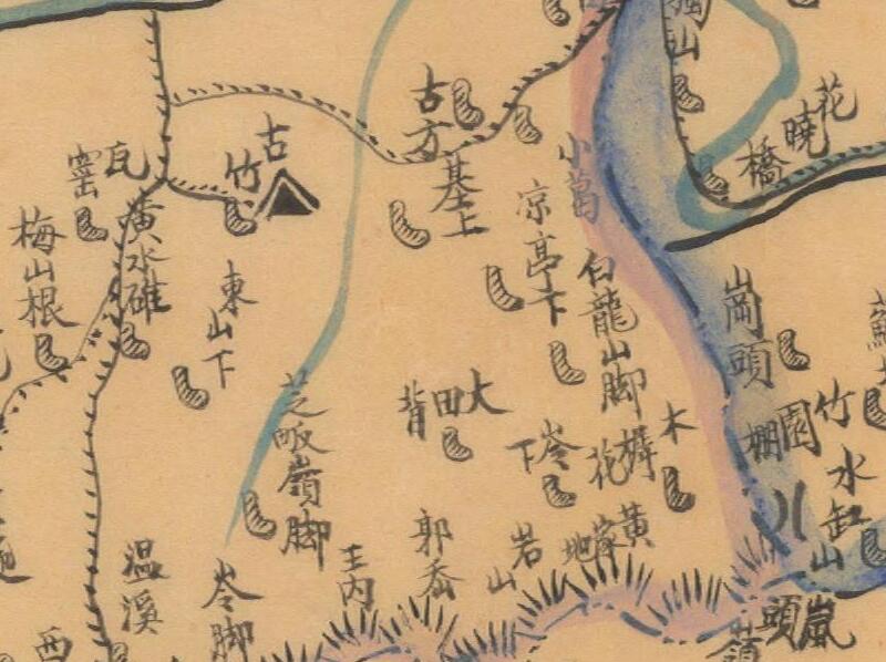 1941年《浙江省云和县乡镇区域详图》插图2