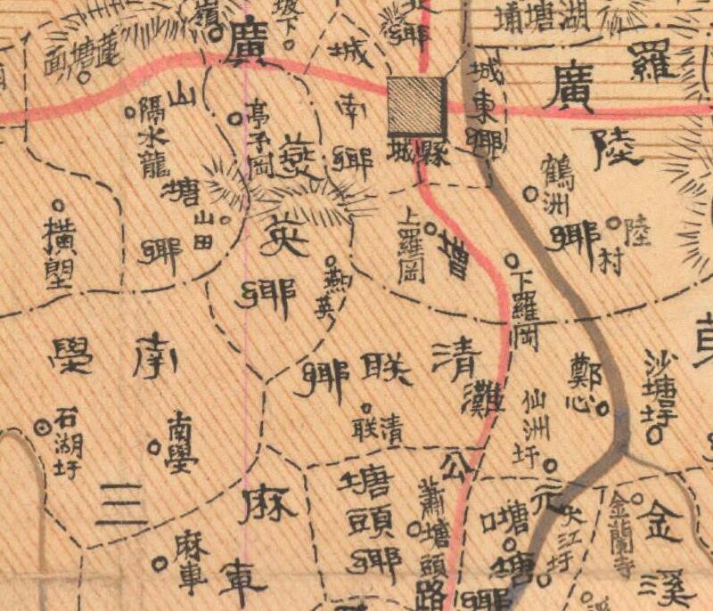 1941年《广东省增城县图》插图2