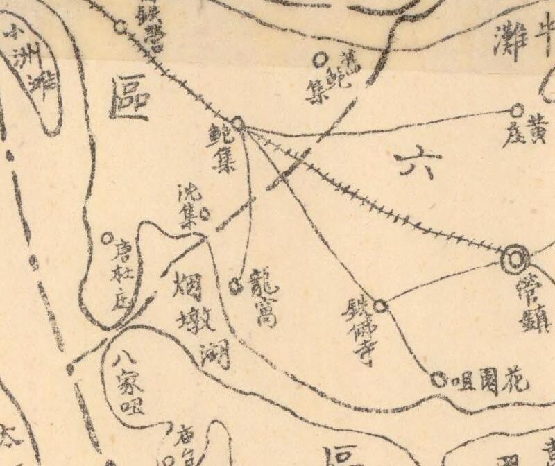 1943年《泗县新区界一览图》插图3
