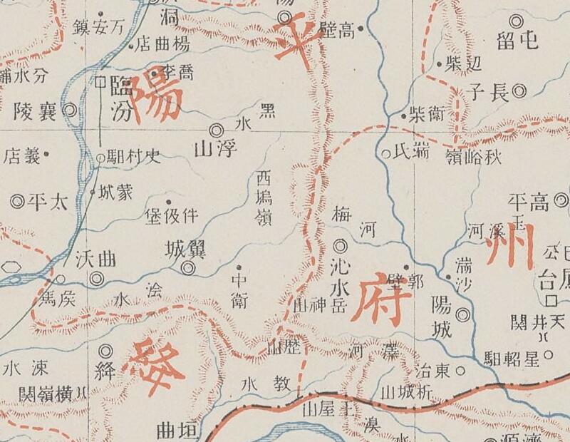 1905年《山西省》地图插图3