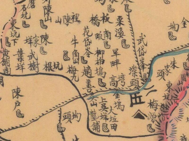 1941年《浙江省云和县乡镇区域详图》插图3