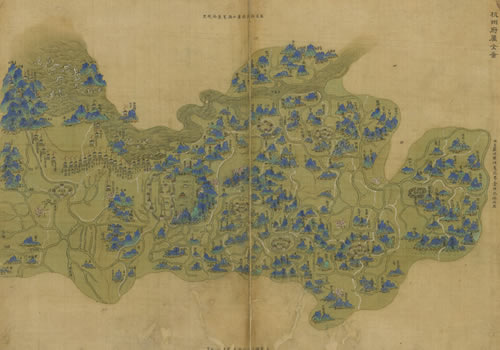 1661年杭州府全图