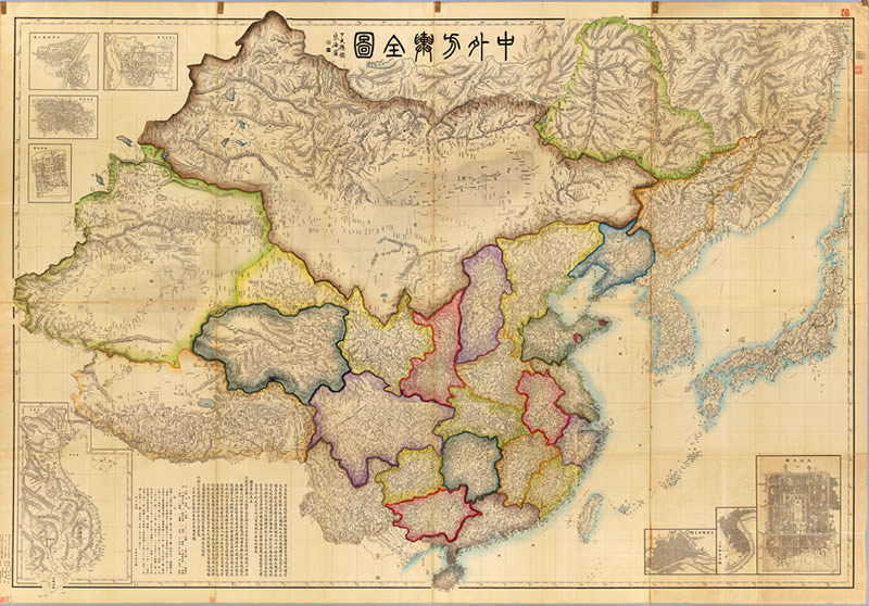 1906年《中外方舆全图》插图