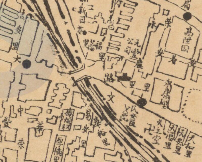 1927年《最新蚌埠市街道图》插图1