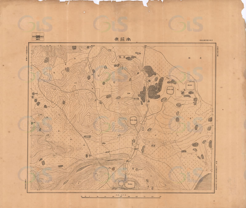 1915年《安庆附近》5千分1地形图插图3
