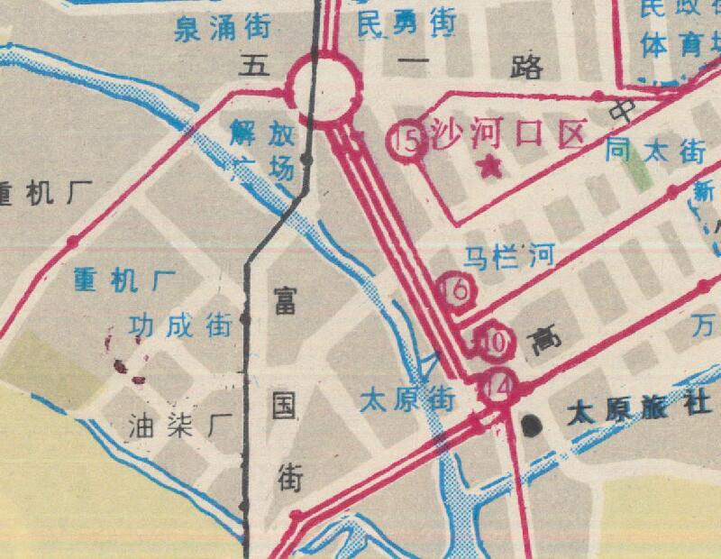 80年代《大连旅游》地图插图3