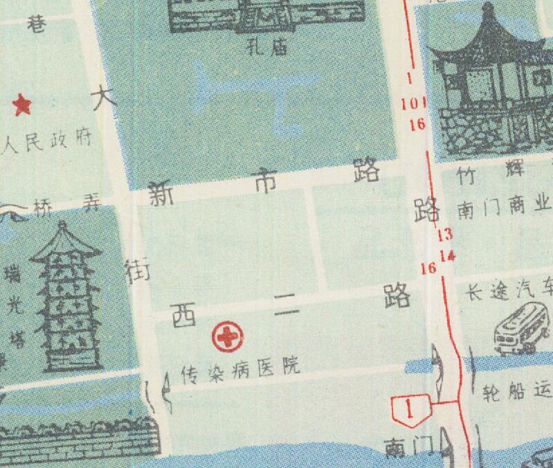 1984年《苏州旅游图》插图4