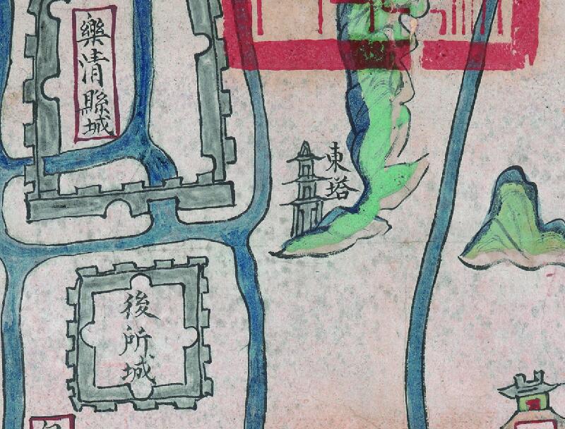 1723年浙江《乐清县舆图》插图1