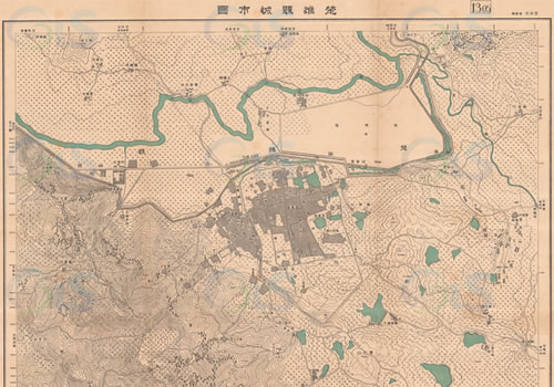 1948年《楚雄县城市图》