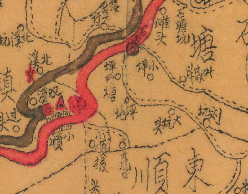 1942年《浙江省云和县图》插图1