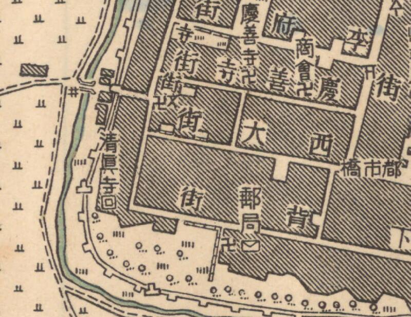 1949年云南《澄江县城市图》插图1