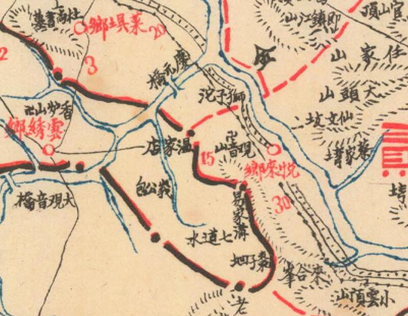 1945年四川《金堂县地图》插图2