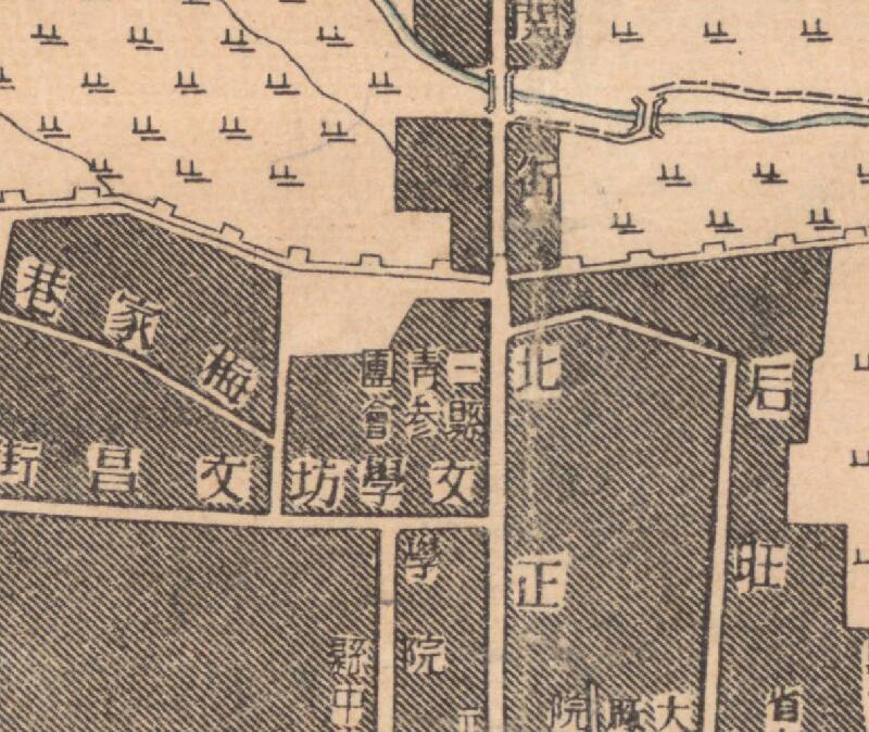 1948年云南《曲靖县城市图》插图2