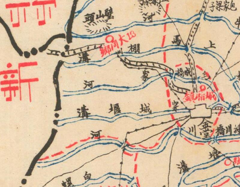 1945年四川《金堂县地图》插图3