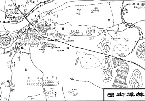 1915年《蚌埠街图》