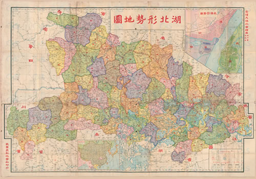 1933年前后《湖北形势地图》