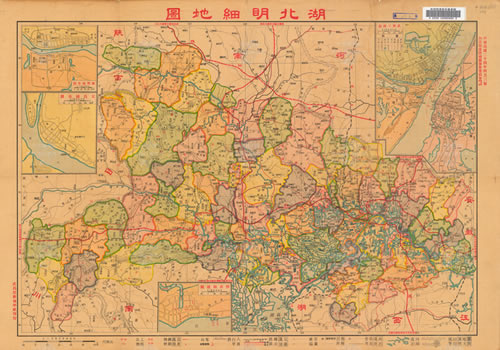 1935年《湖北明细地图》