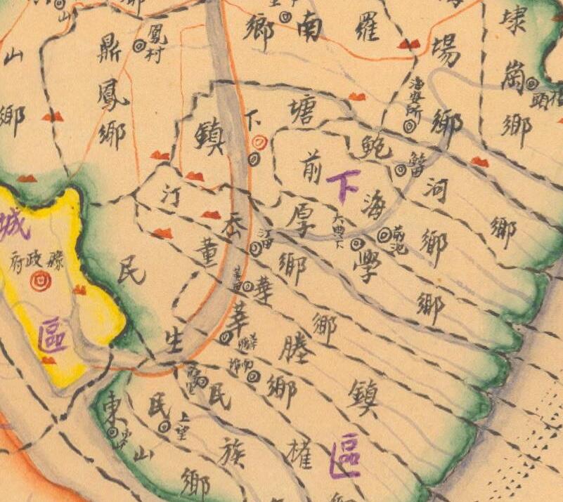 1943年《浙江省瑞安县图》插图2