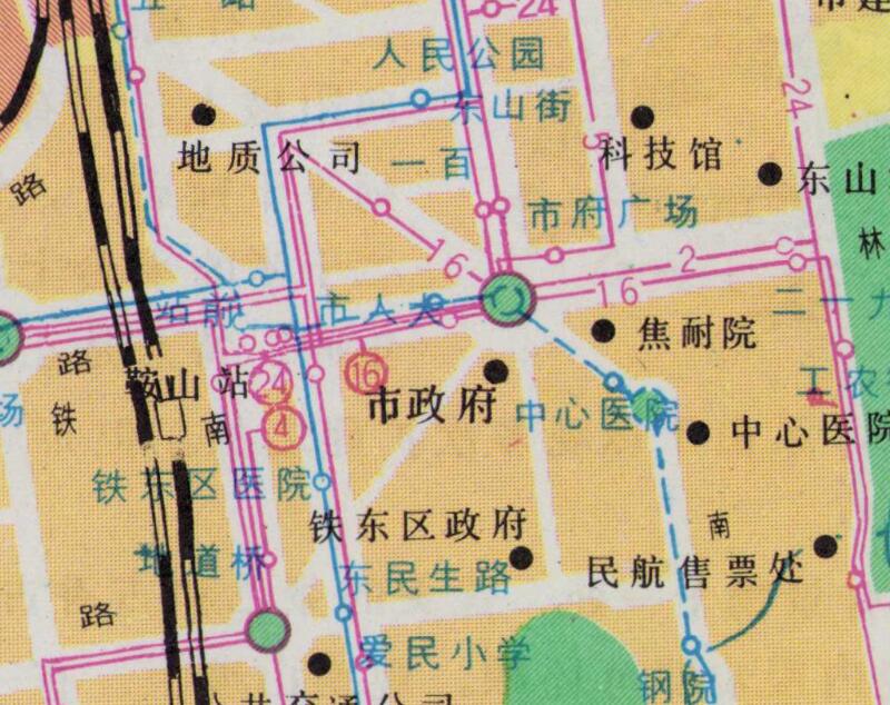 1992年《千山导游图》插图3 1992年《千山导游图》插图3