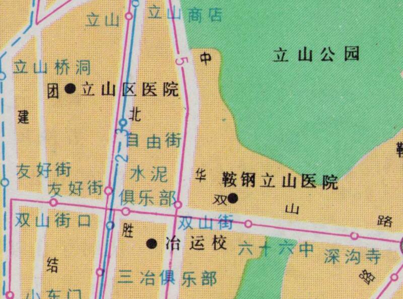 1992年《千山导游图》插图4 1992年《千山导游图》插图4