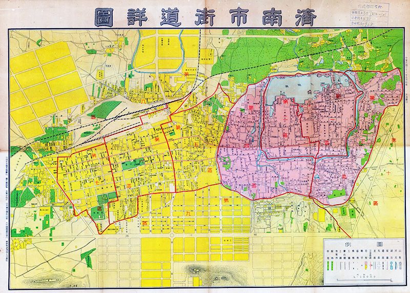 1947年《济南市街道详图》插图 1947年《济南市街道详图》插图