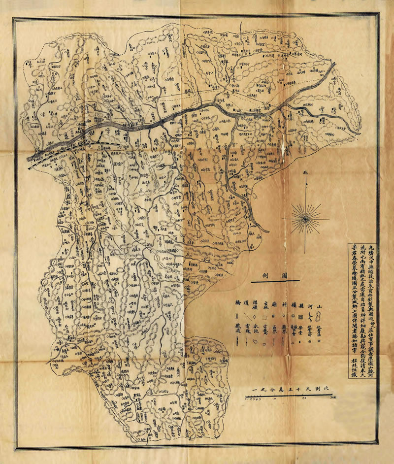 1911年《抚顺县图》插图