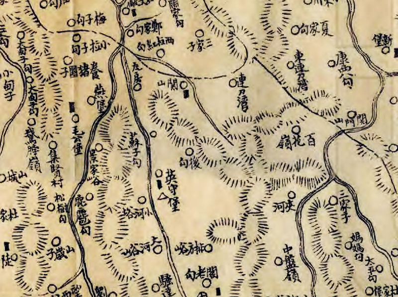 1911年《抚顺县图》插图1