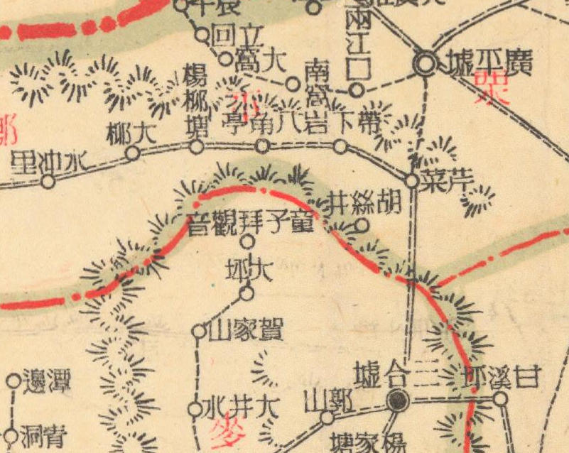 1940年湖南《临武县图》插图1 1940年湖南《临武县图》插图1