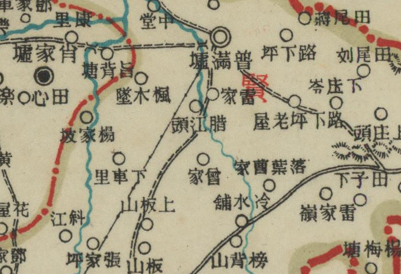 1940年湖南《嘉禾县图》插图2