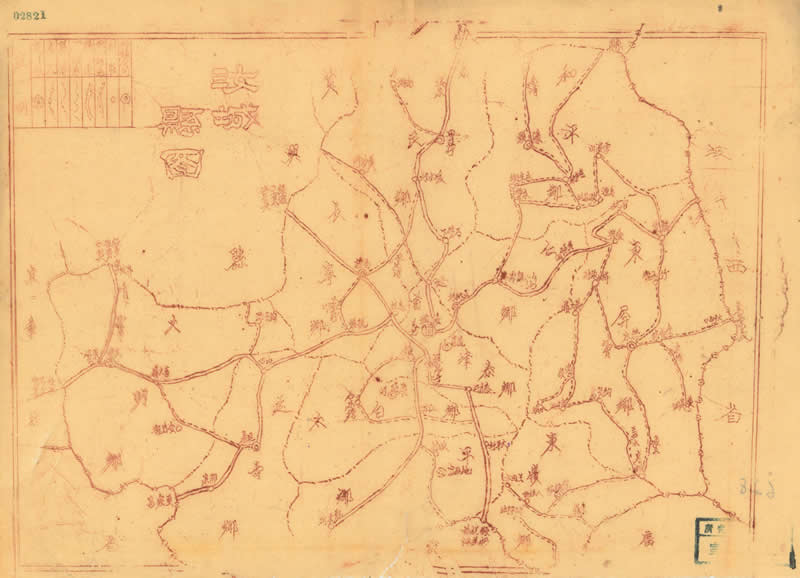 1940年湖南《汝城县图》插图