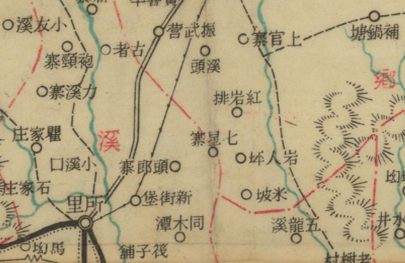 约1943年湖南《乾城县图》插图1 约1943年湖南《乾城县图》插图1