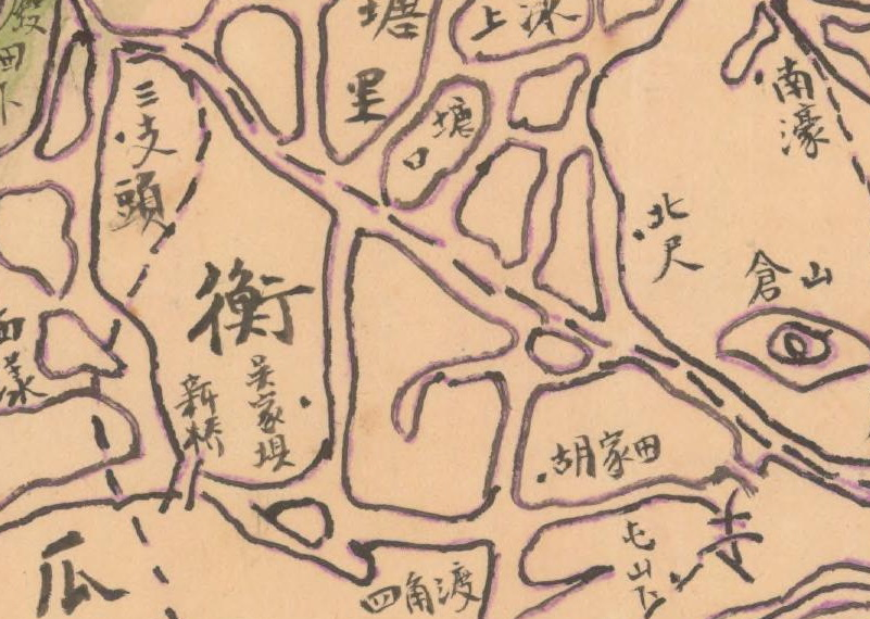 约1940年浙江《德清县全图》插图1