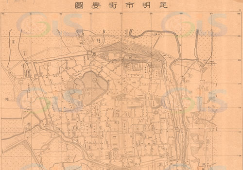 1940年《昆明市街要图》