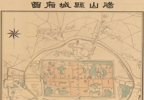 1923年《砀山县城厢图》
