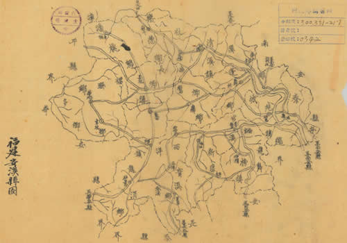 1940年代《安溪县图》