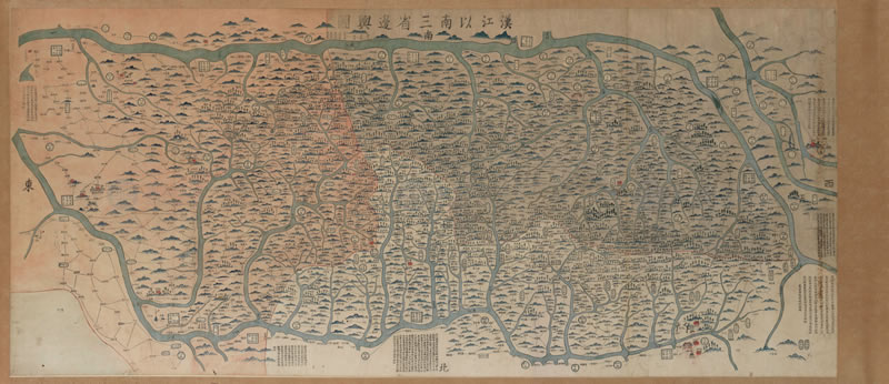 1808–1813年《汉江以南三省边舆图》插图