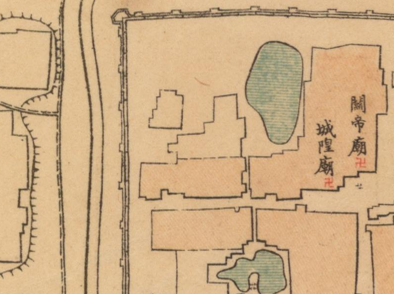 1923年《砀山县城厢图》插图1
