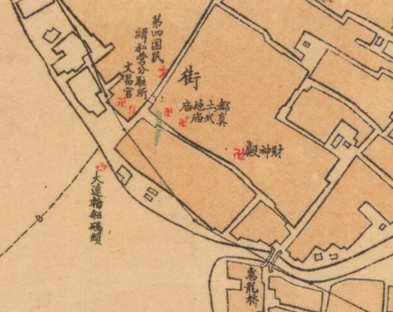 1923年《阜宁县城厢图》插图1
