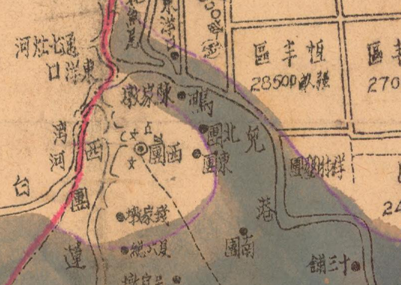 1943年江苏《东台县全图》插图1