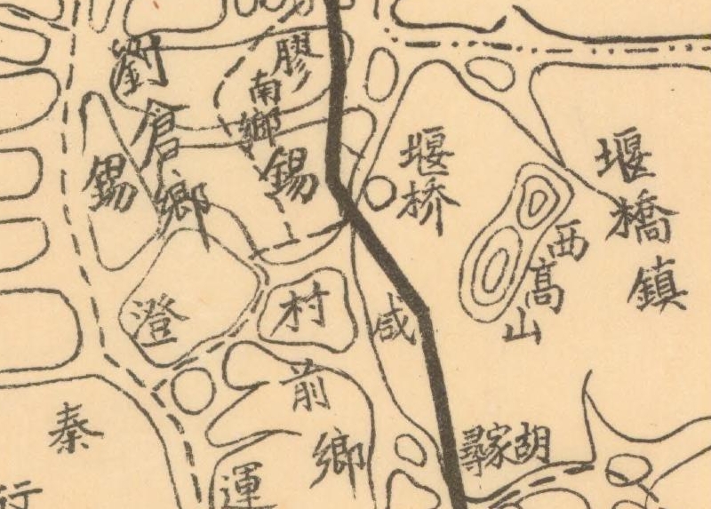 1944年《无锡县全图》插图1 1944年《无锡县全图》插图1