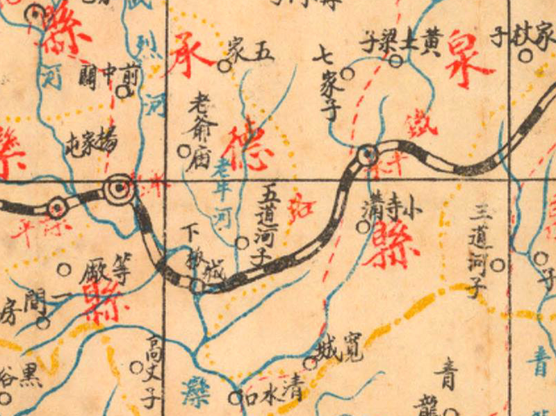 1946年《热河省分县地图》插图1 1946年《热河省分县地图》插图1