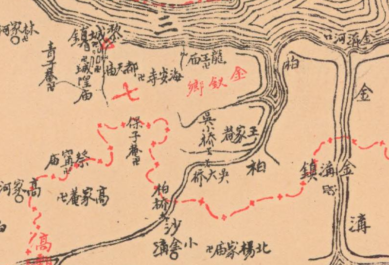 1943年《简明宝应县图》插图2