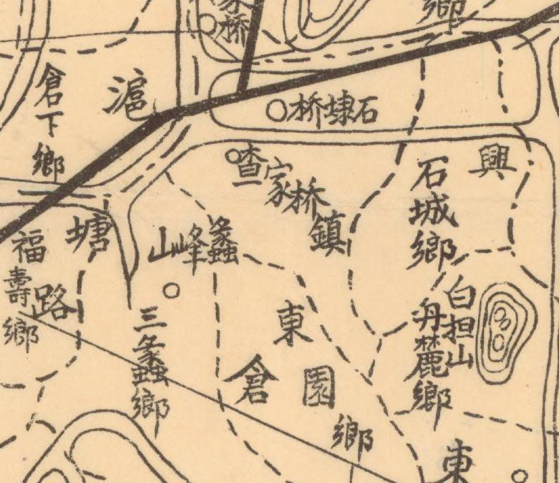 1944年《无锡县全图》插图2 1944年《无锡县全图》插图2