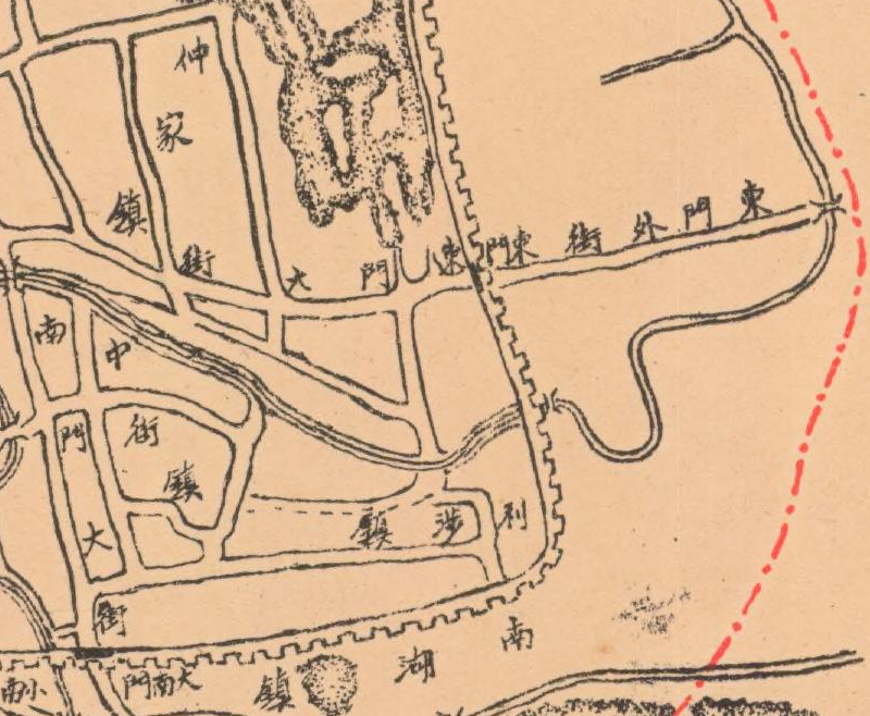 1943年《简明宝应县图》插图3