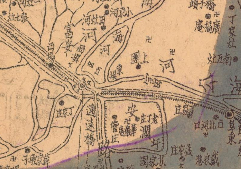 1943年江苏《东台县全图》插图3