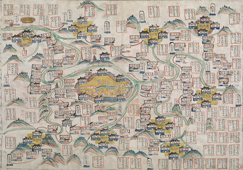 1810年《处州府属全境塘汛舆图》