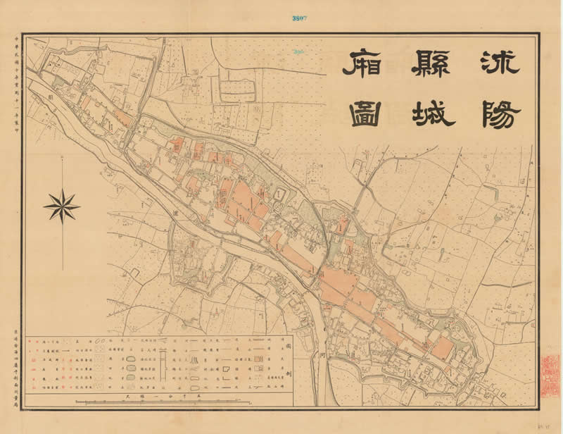 1921年江苏《沭阳县城厢》插图
